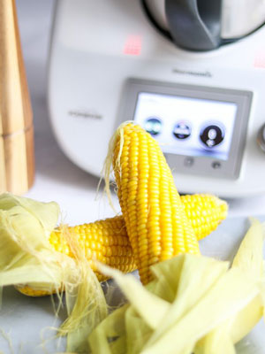 gotowana kukurydza w thermomix