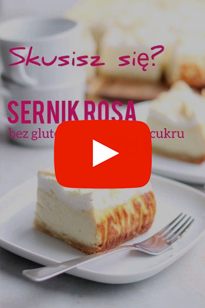 wideo Sernik Rosa w Thermomix - bez glutenu, bez białego cukru