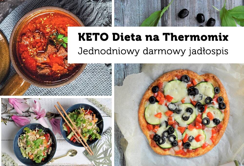Jednodniowy darmowy jadłospis z diety KETO NA THERMOMIX