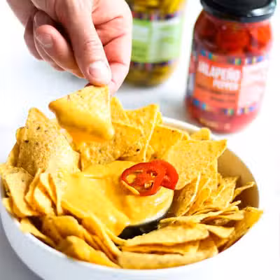 Wegański sos serowy do nachos