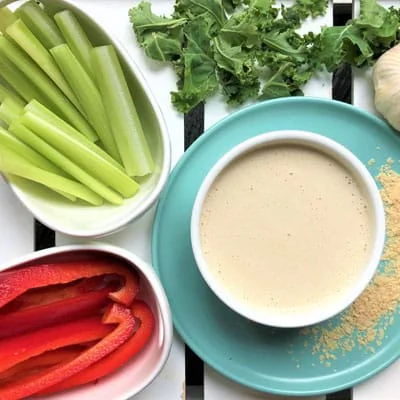 Wegański sos serowy na Thermomix - bez glutenu, bez nabiału
