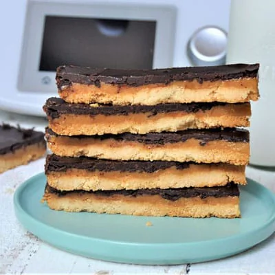 Domowy Twix na Thermomix - bez glutenu, bez jajek