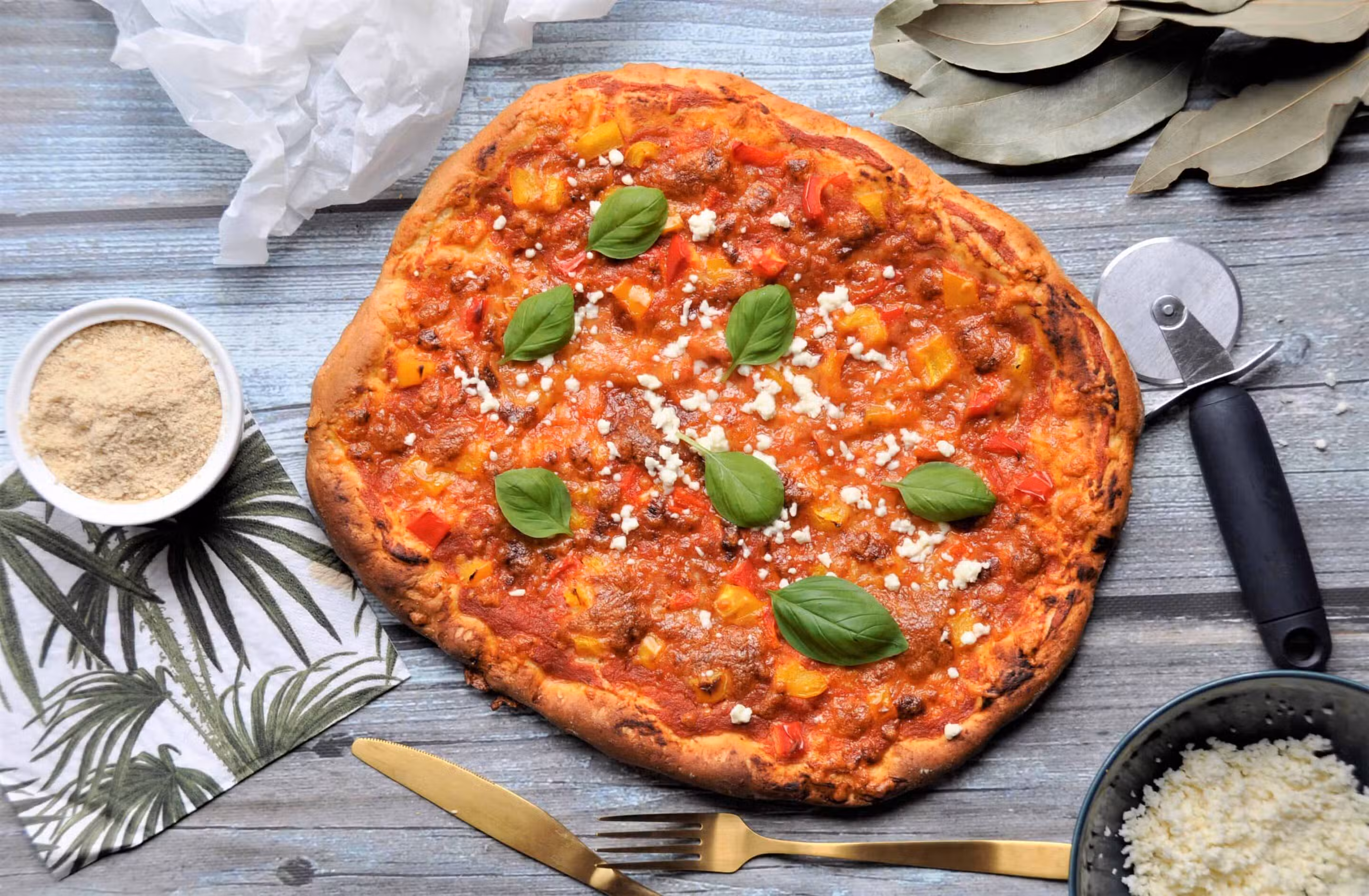 Orkiszowa pizza na Thermomix