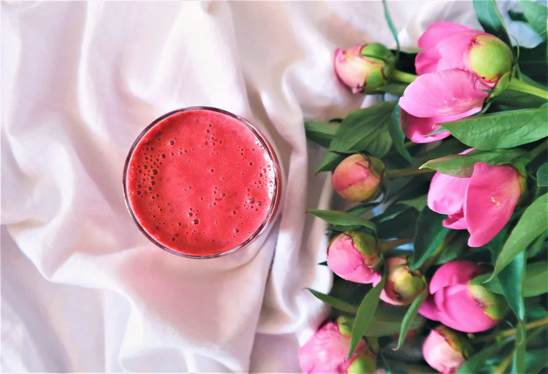 Koktajl wiśniowy z daktylami i siemieniem lnianym SUPERSMOOTHIE na Thermomix