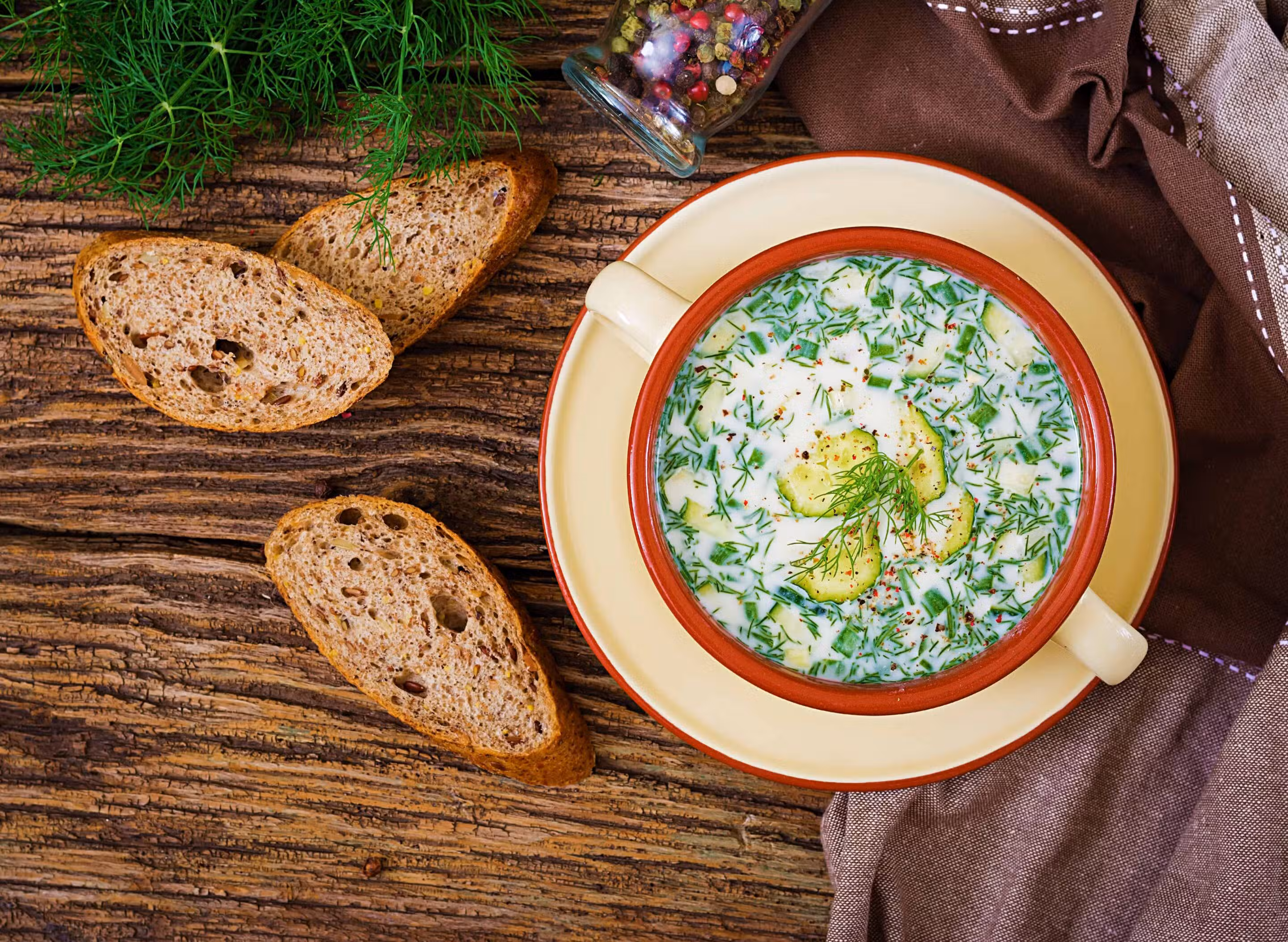 Prosta zupa koperkowa z ryżem i nutką kokosową na Thermomix