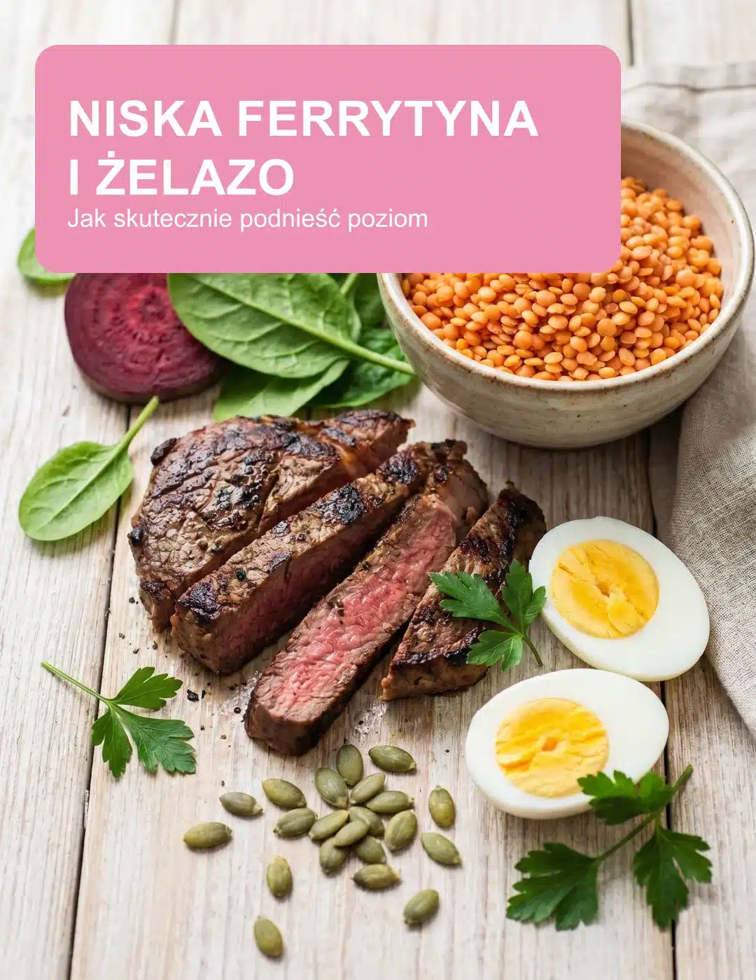 Niska ferrytyna i żelazo — dieta podnosząca poziom Niska ferrytyna i żelazo — dieta podnosząca poziom